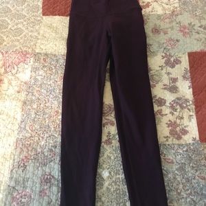 Fabletics plum high waisted leggings